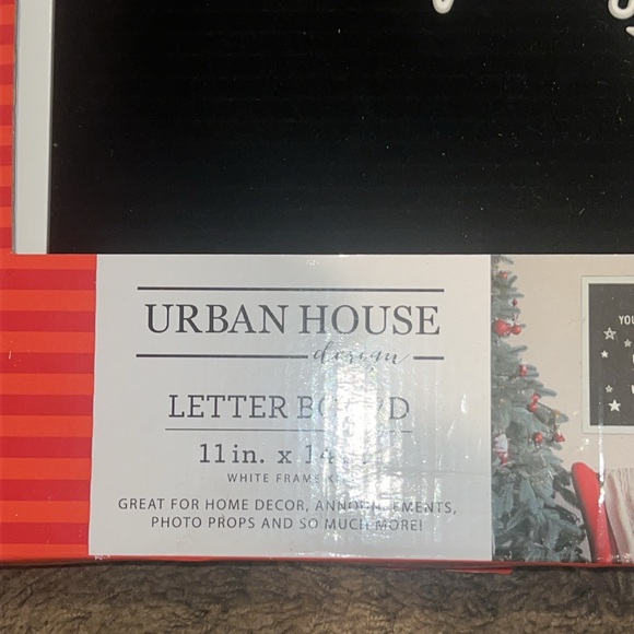 New Urban House 11x14 White Holiday Letter Board - Picture 2 of 8